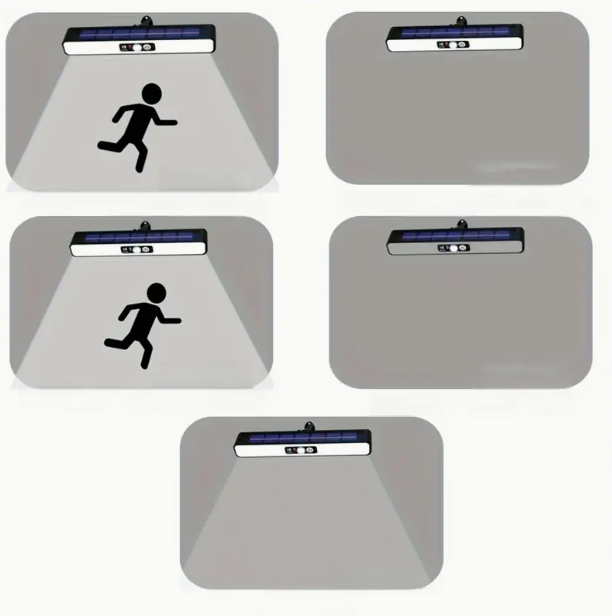 Luz solar para paisaje ultrabrillante con clip y sensor de movimiento