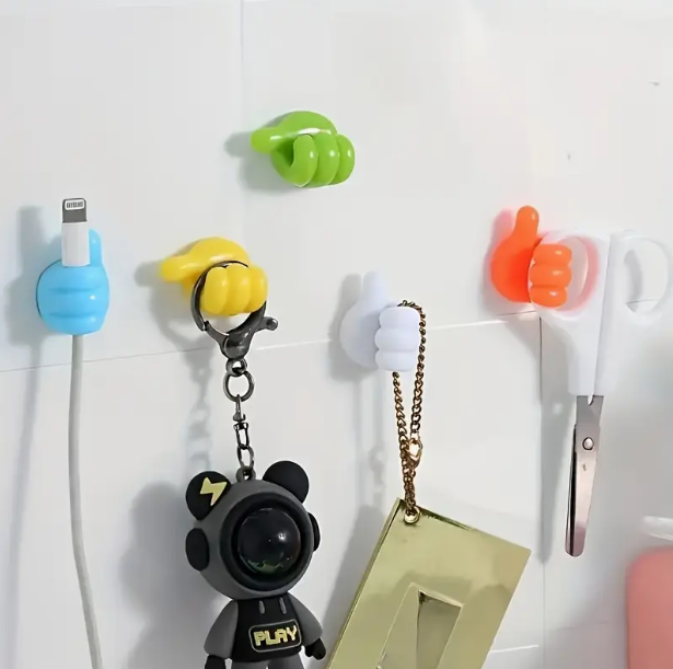 Organizadores de cables con forma de pulgar
