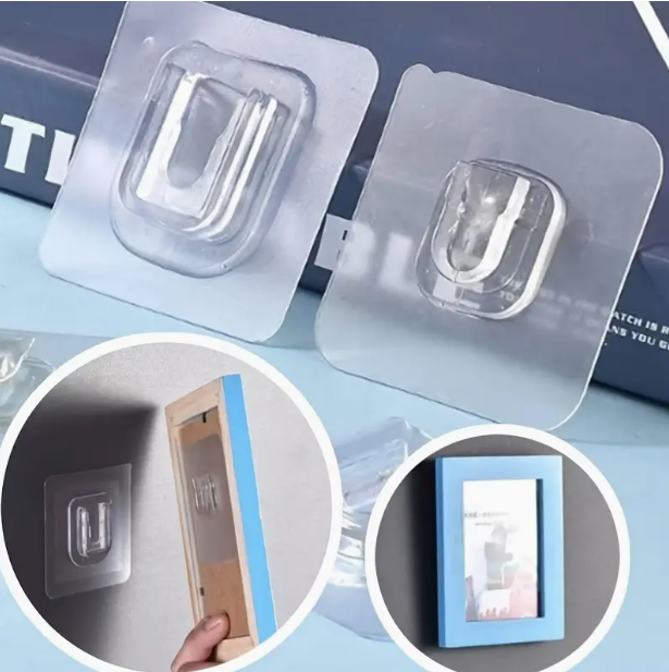 Pares de ganchos adhesivos fuertes